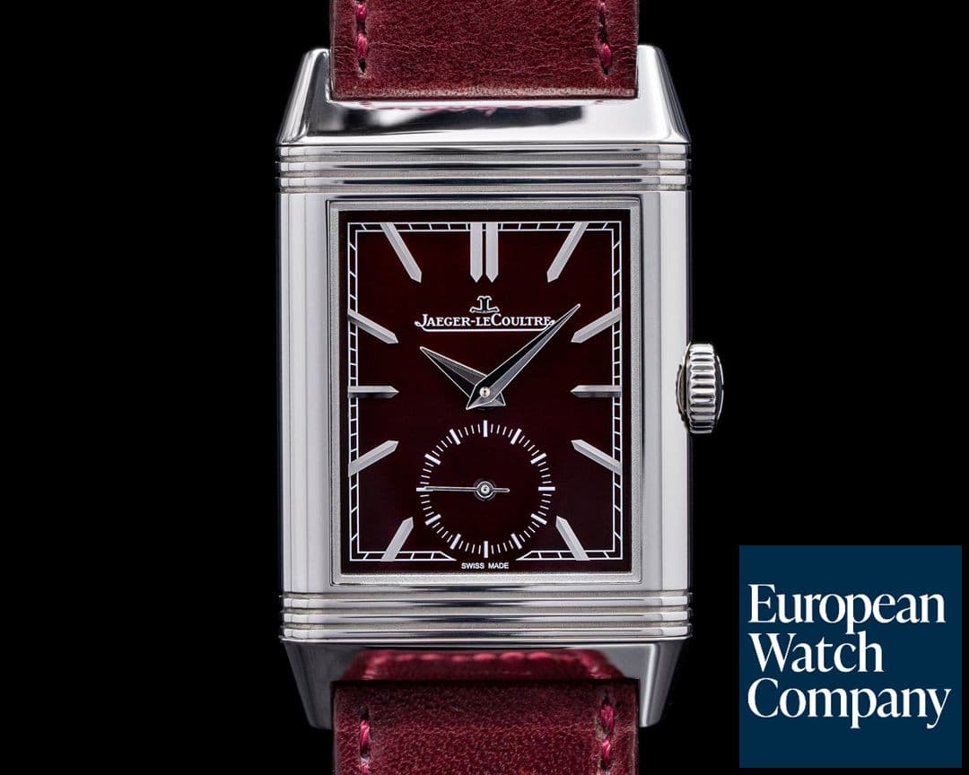 Image of Jaeger LeCoultre Reverso Tribute Small Seconds Burgundy 2020 