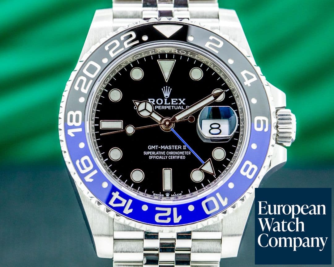 Image of Rolex GMT Master II 126710 Ceramic "Batman" SS / Jubilee 