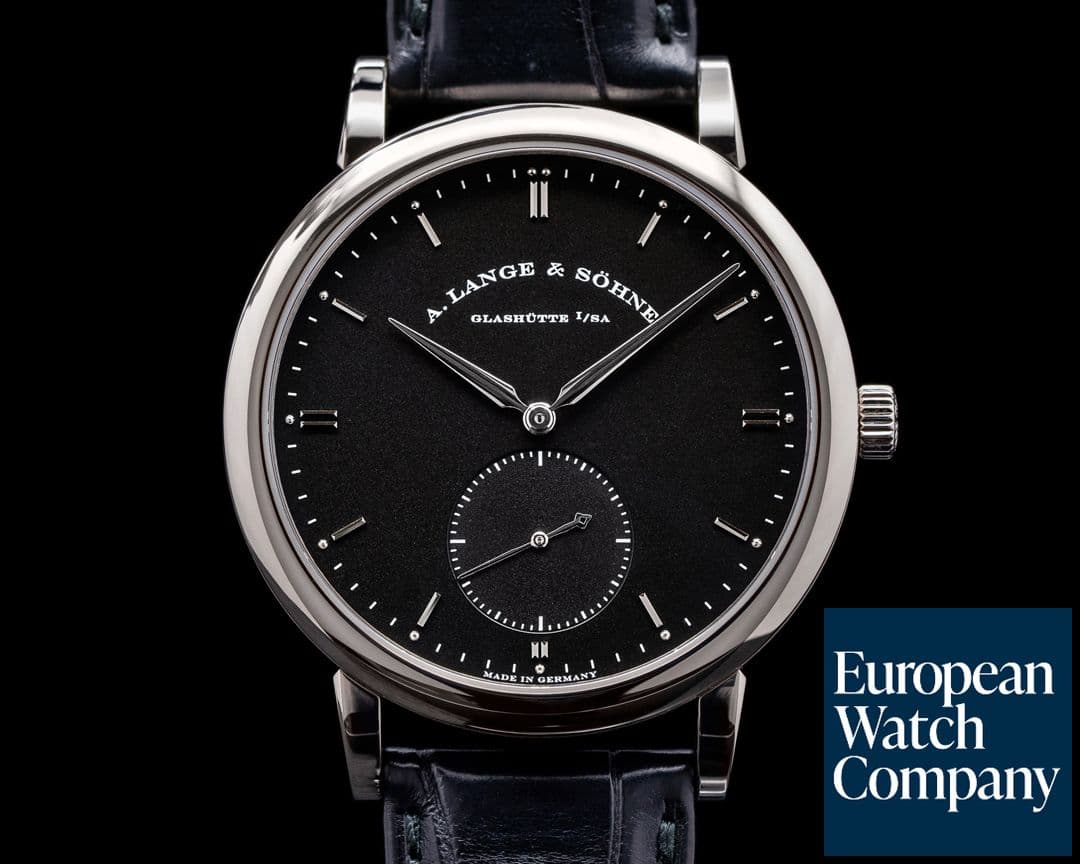 Image of A. Lange and Sohne Grand Saxonia 307.029 Automatik 18K White Gold / Black Dial
