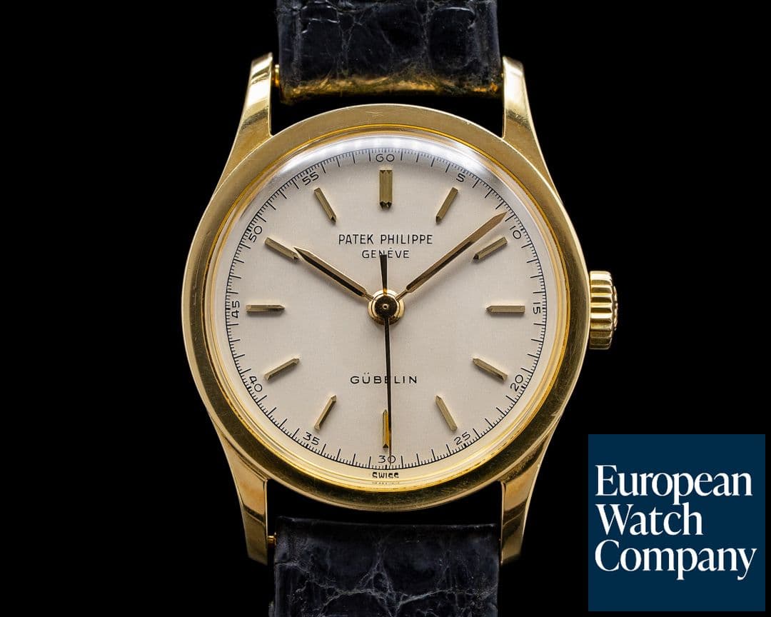 Image of Patek Philippe Calatrava 2555 Manual Wind 18K Yellow "GUBELIN" FULL SET TOP QUALITY