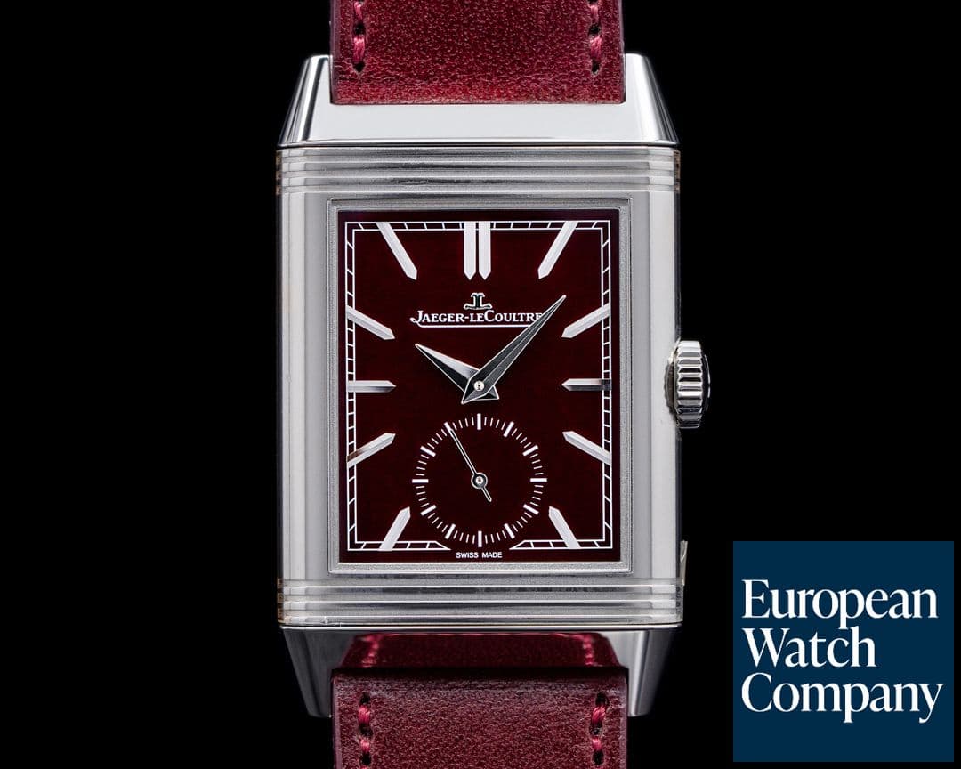 Image of Jaeger LeCoultre Reverso Tribute Small Seconds Burgundy 2020 