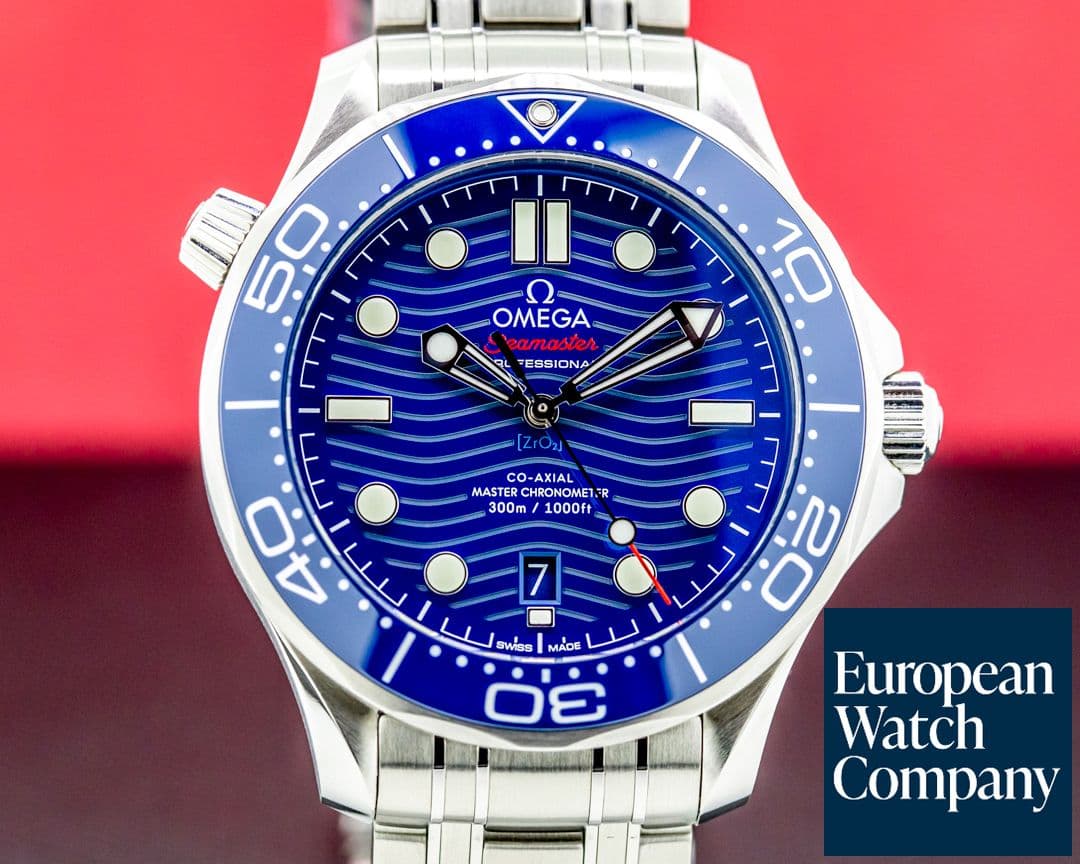 Image of Omega Seamaster Diver 300M SS Blue Dial 42MM