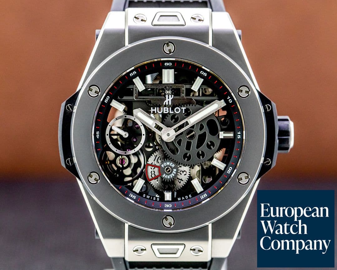 Image of Hublot Big Bang Meca-10 Titanium Skeleton Dial