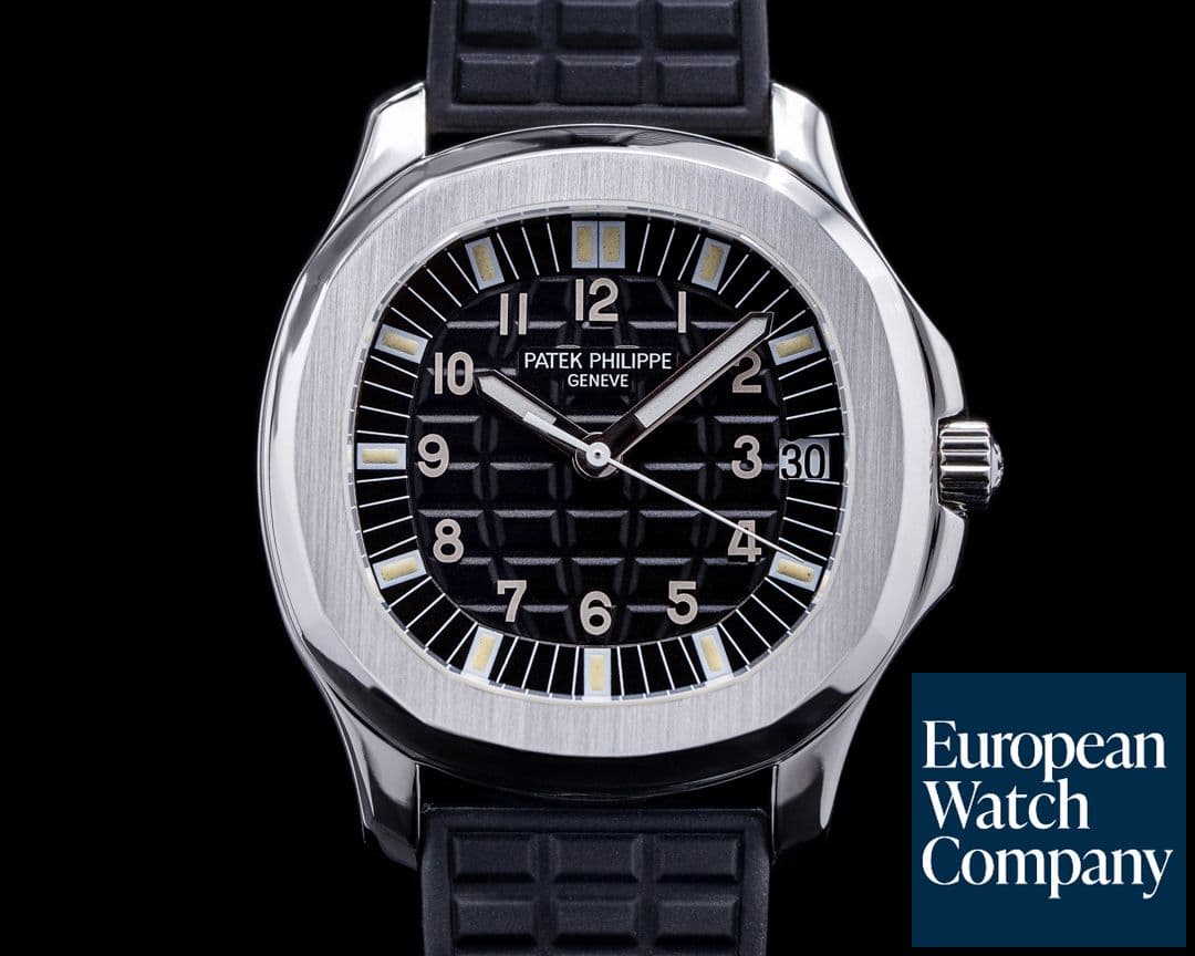 Image of Patek Philippe Aquanaut Automatic Black Dial SS FULL SET