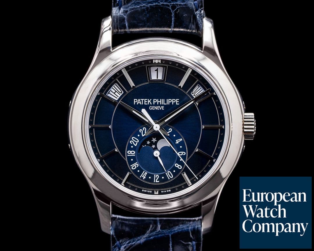 Image of Patek Philippe Annual Calendar 5205G Blue Dial 18K White Gold 

