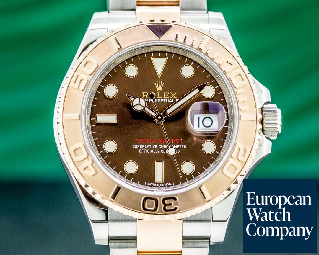 Image of Rolex Yacht Master 116621  18K / SS Chocolate Dial