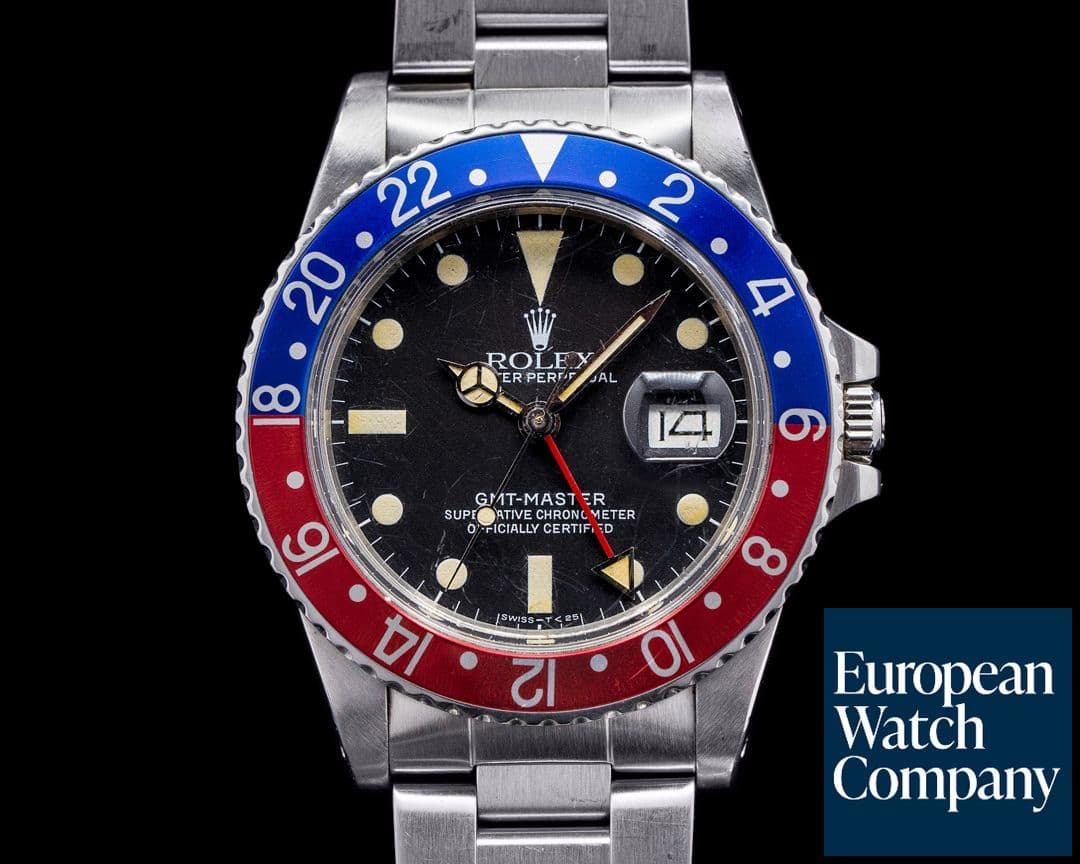 Image of Rolex GMT Master 16750 SS Pepsi Bezel NICE