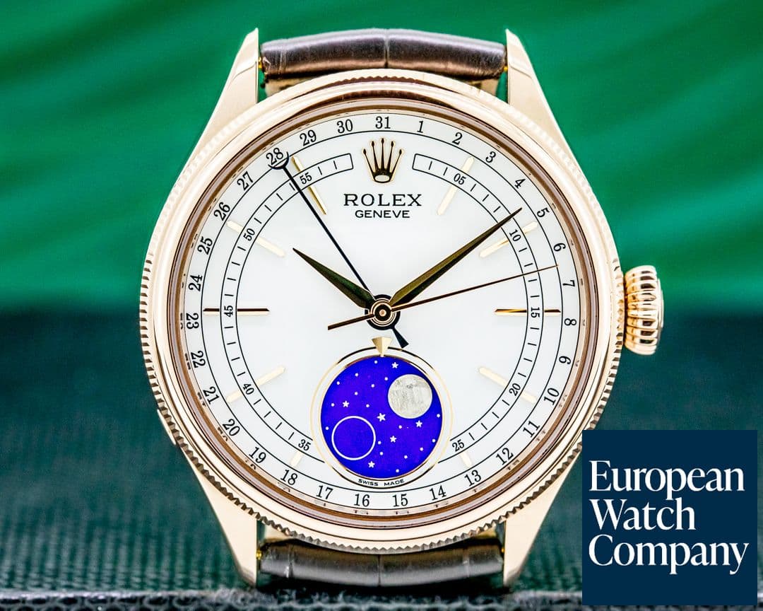 Image of Rolex Rolex Cellini Moonphase 50535 18K Rose Gold 