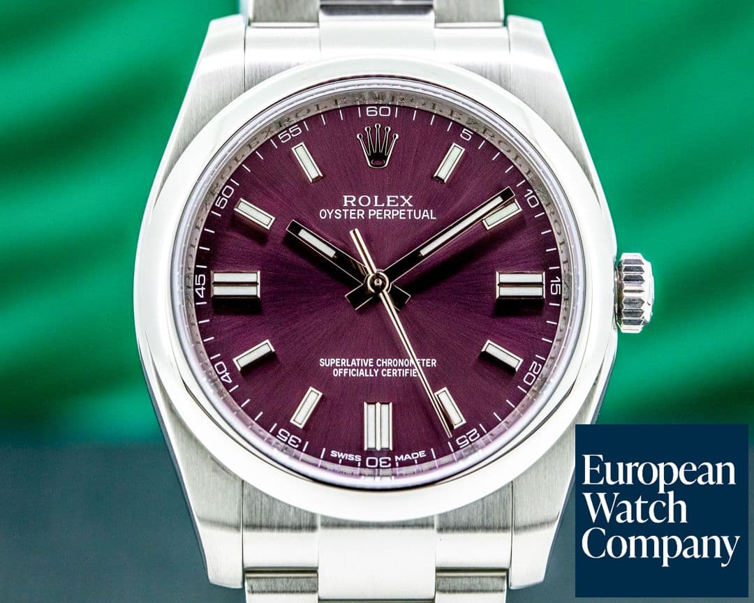 Image of Rolex Oyster Perpetual 116000 SS Grape Dial 