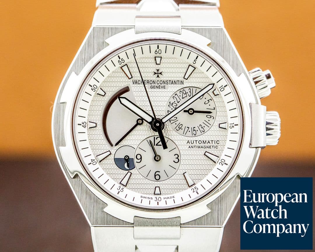 Image of Vacheron Constantin Overseas Dual Time Silver Dial / Bracelet FULL SET
