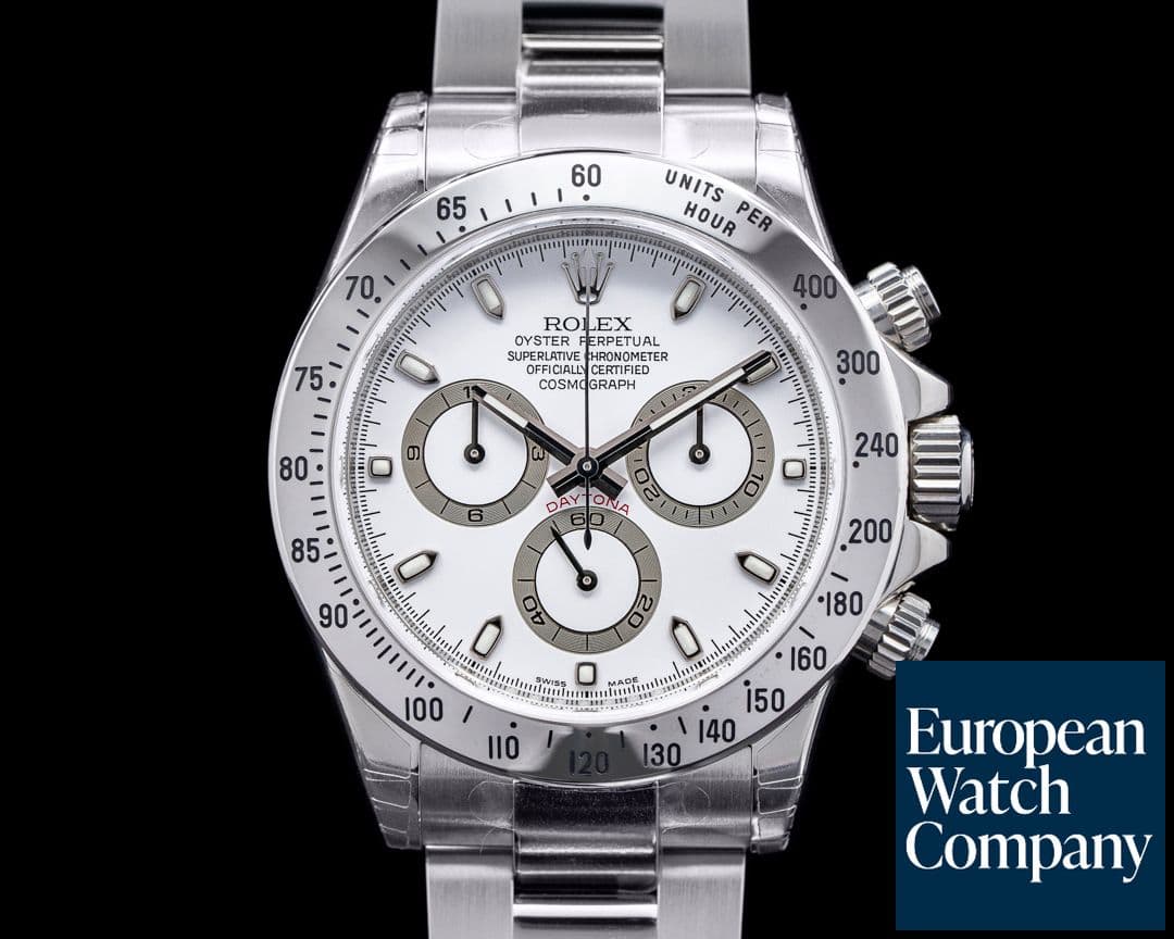 Image of Rolex Daytona 116520  White Dial SS / SS NEW OLD STOCK FULLY STICKERED NOS