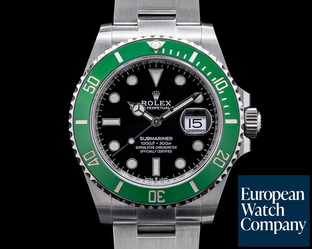 Image of Rolex Submariner Date 126610LV Kermit GREEN Ceramic Bezel 41MM 2021