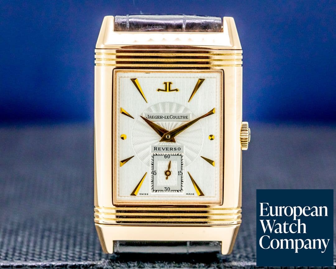 Image of Jaeger LeCoultre Reverso Art Deco 18K Rose Gold / Tang Buckle