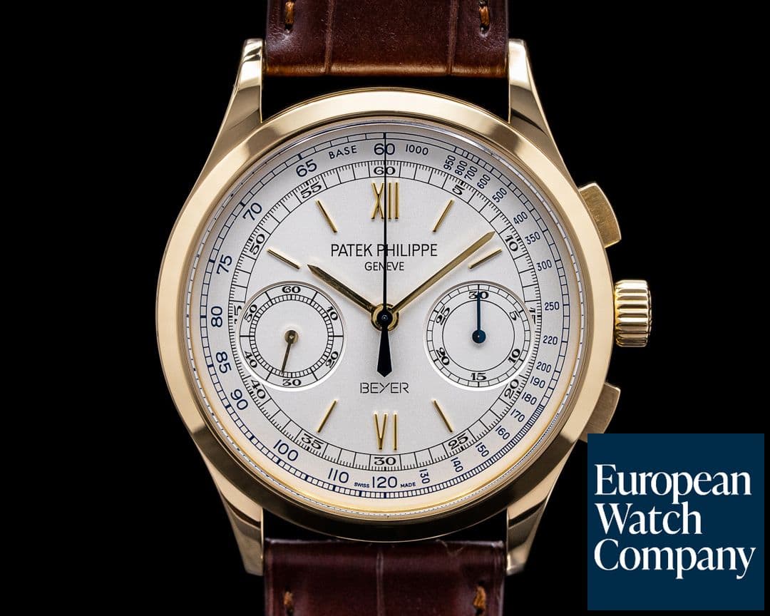 Image of Patek Philippe Chronograph 5170 "BEYER" 18K Yellow Gold LIMITED EDITION RARE