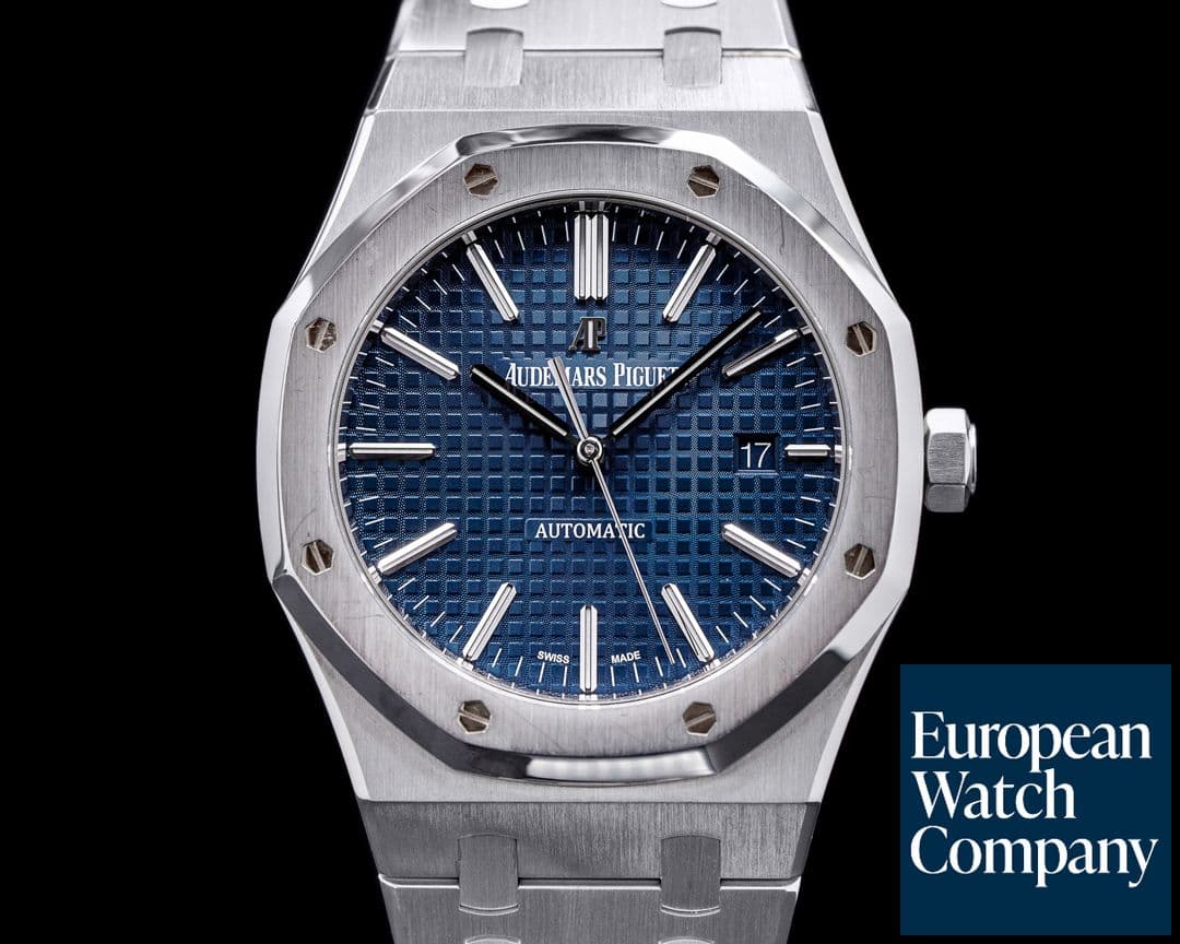 Image of Audemars Piguet Royal Oak 15400ST "BOUTIQUE ONLY" Blue Dial SS