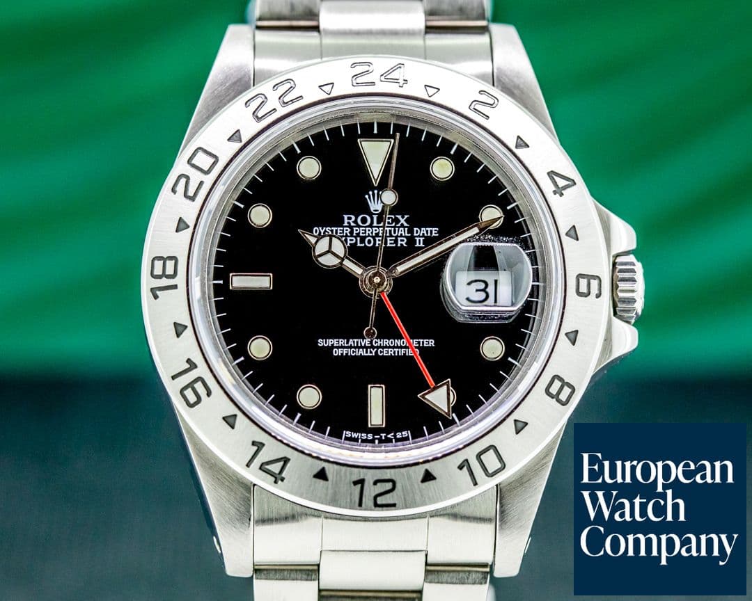Image of Rolex Explorer II 16570 Black Dial 