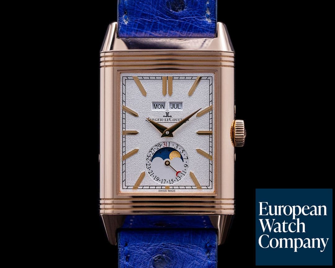 Image of Jaeger LeCoultre Reverso Tribute Calendar 18K Rose Gold