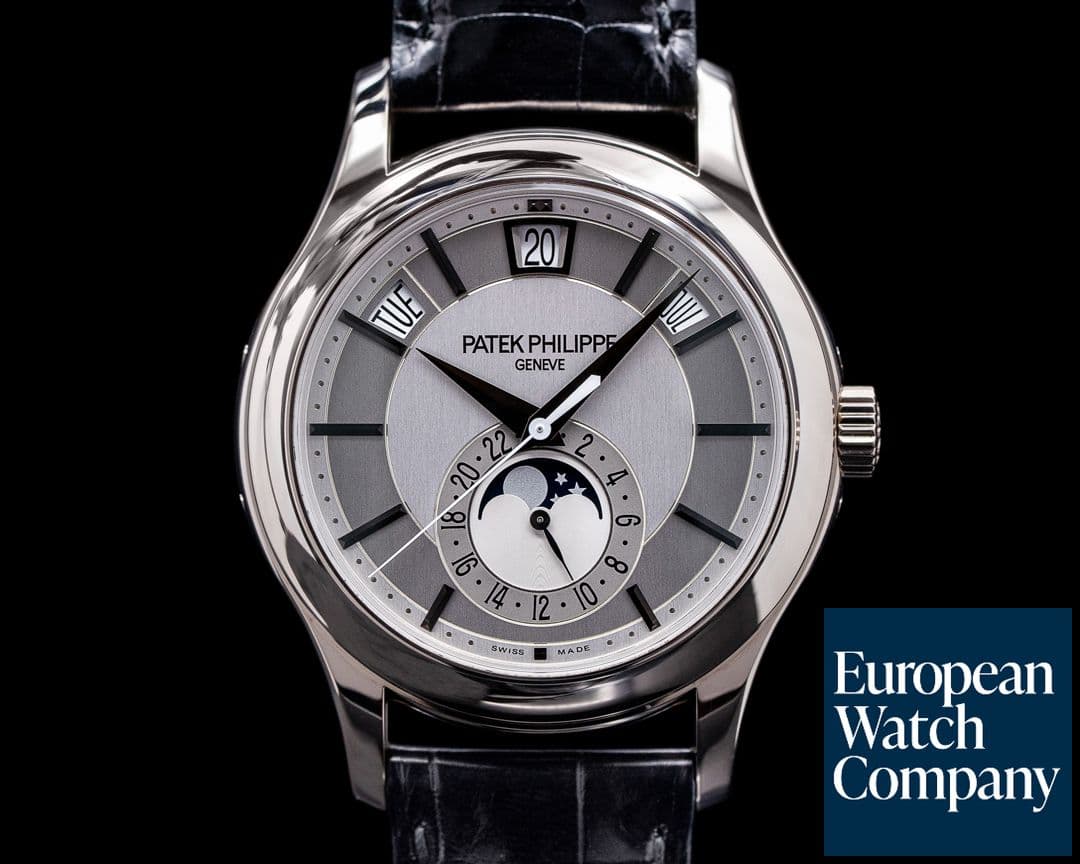 Image of Patek Philippe Annual Calendar 5205G Silver Dial 18K White Gold 

