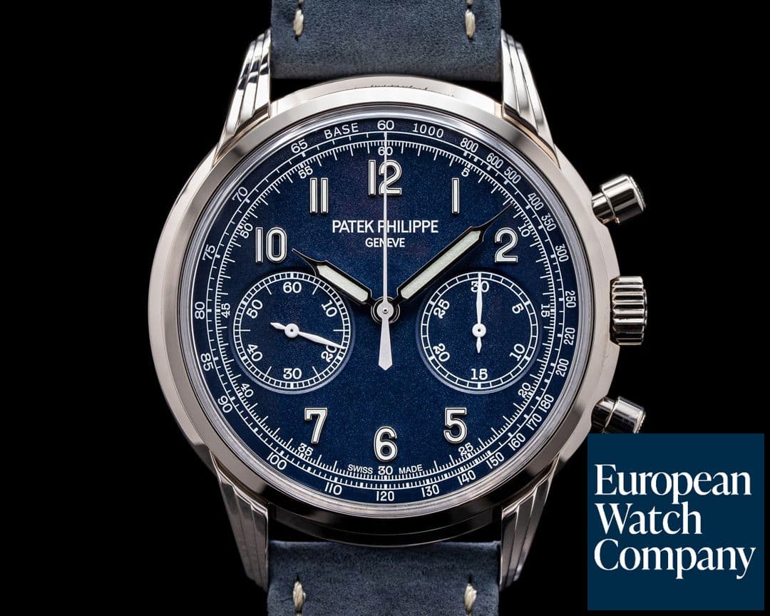 Image of Patek Philippe Chronograph 5172G 18K White Gold Blue Dial 2020