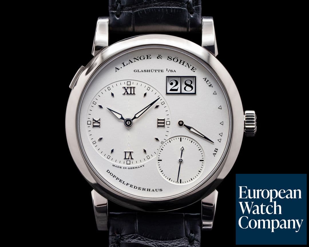 Image of A. Lange and Sohne Lange 1 101.039 18K White Gold Silver Dial