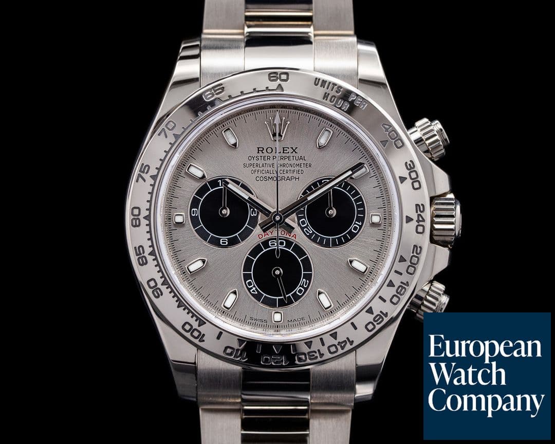 Image of Rolex Daytona 116509 Silver and Black Dial 18K White Gold 2020