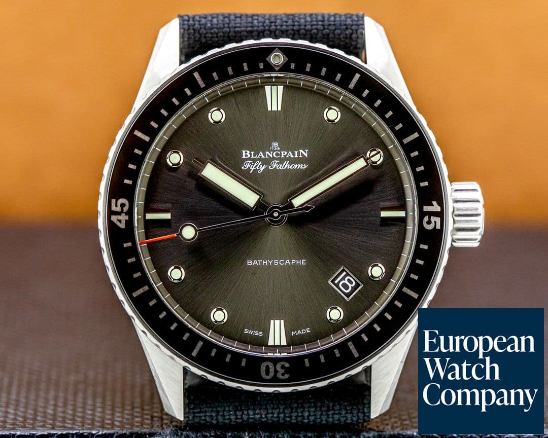 Image of Blancpain Fifty Fathoms Bathyscaphe Stainless Steel 43mm