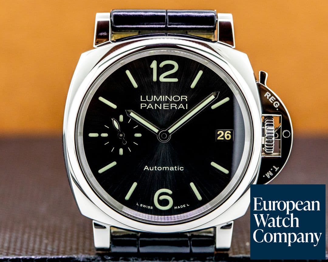 Image of Panerai Luminor Due Automatic Acciaio Grey Dial 38mm