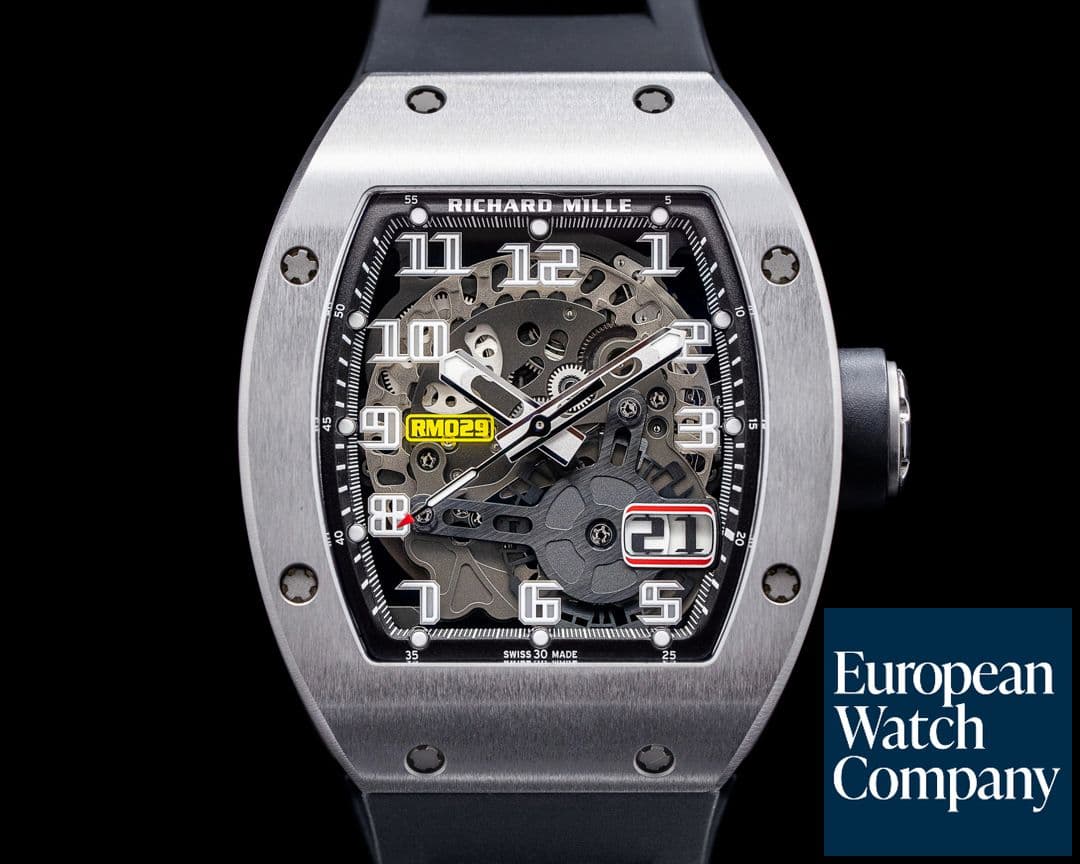 Image of Richard Mille Richard Mille RM29 RM029 Automatic Oversize Date Titanium / Rubber 2019