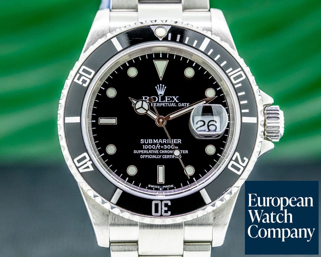 Image of Rolex Submariner 16610 Date SS 