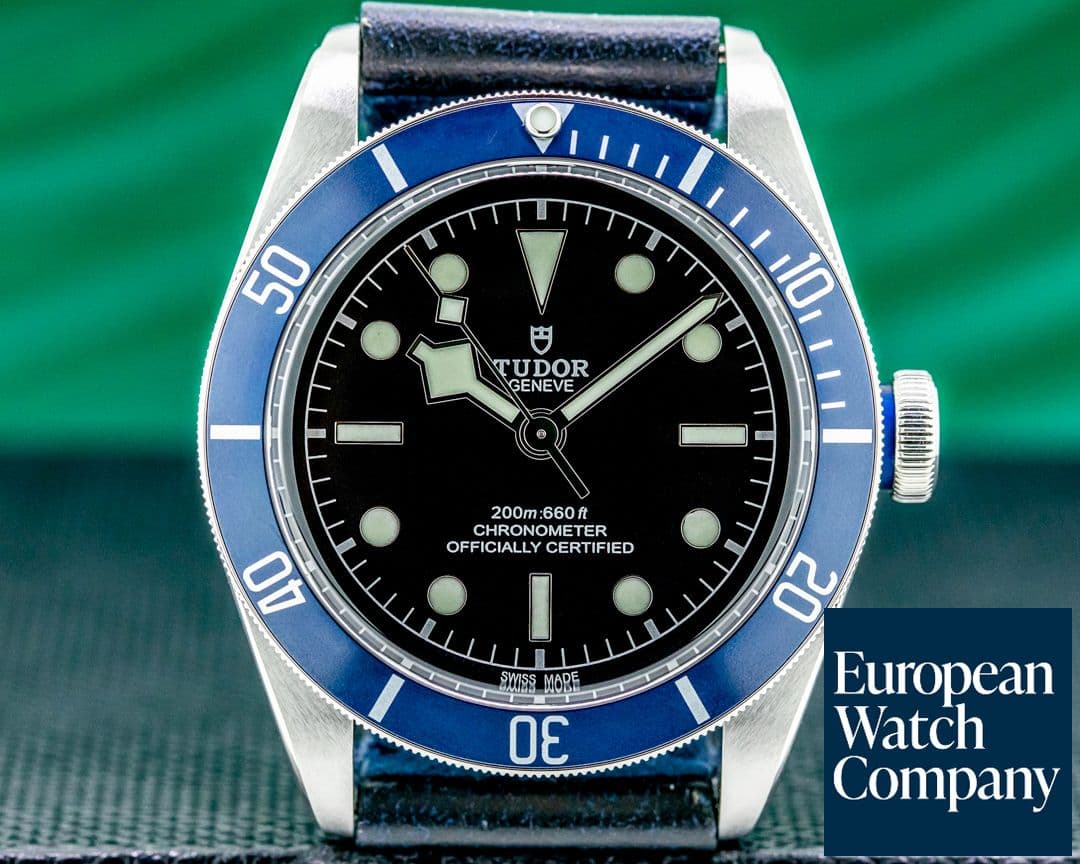 Image of Tudor Tudor Heritage 79230B Black Bay Blue 