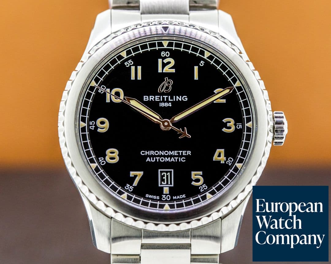 Image of Breitling Navitimer 8 SS Black Dial / Bracelet Swiss Limited Edition