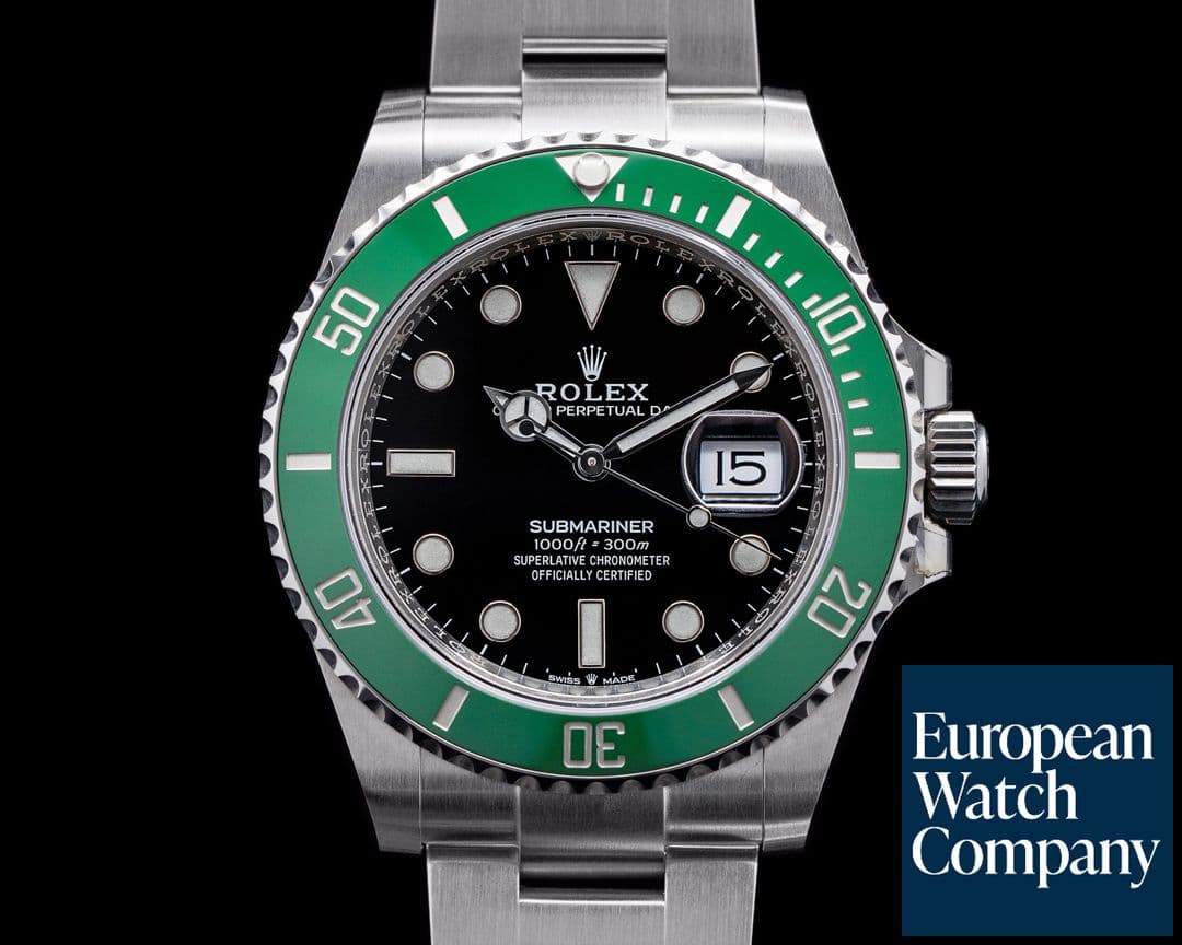 Image of Rolex Submariner Date 126610LV Kermit GREEN Ceramic Bezel 41MM 