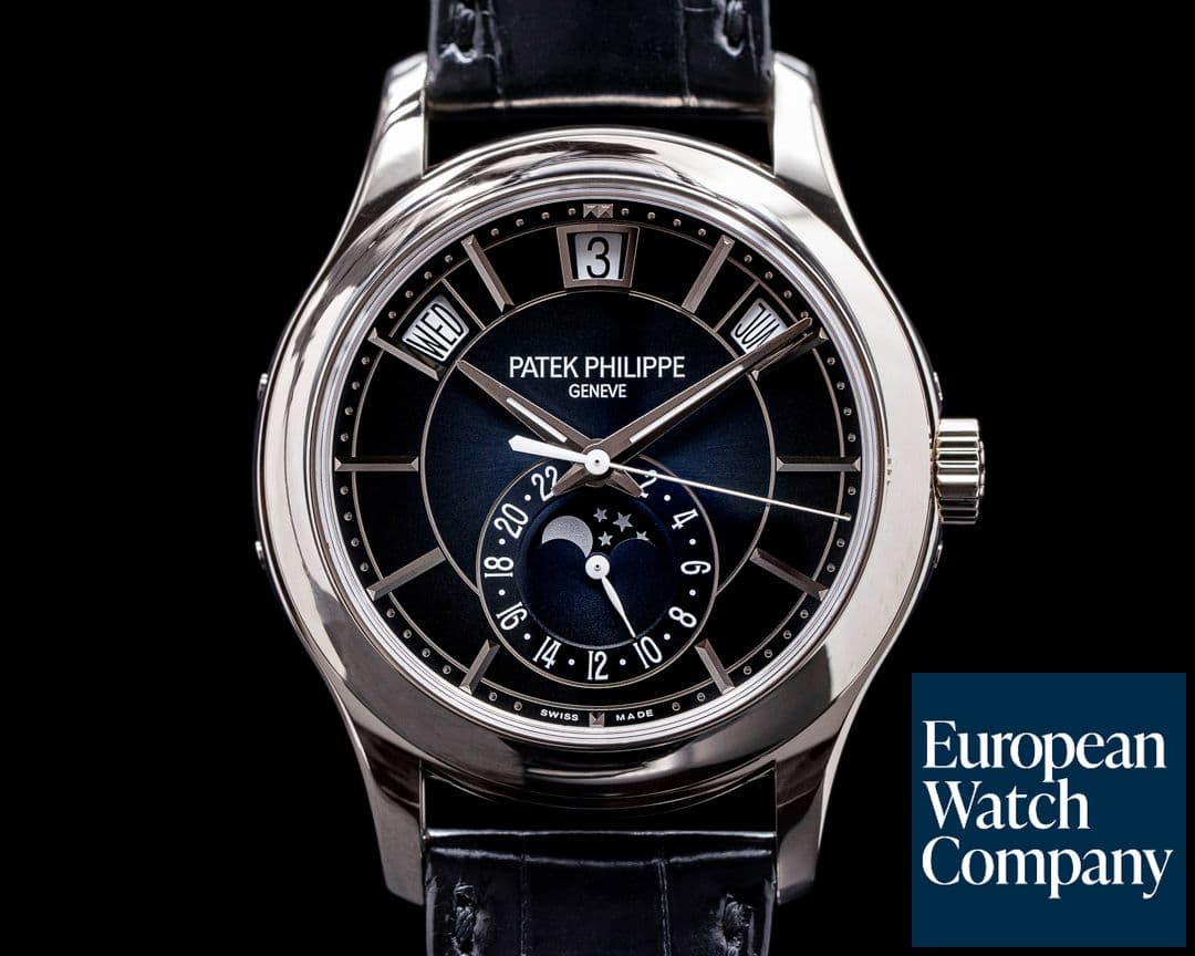 Image of Patek Philippe Annual Calendar 5205G Blue Dial 18K White Gold 

