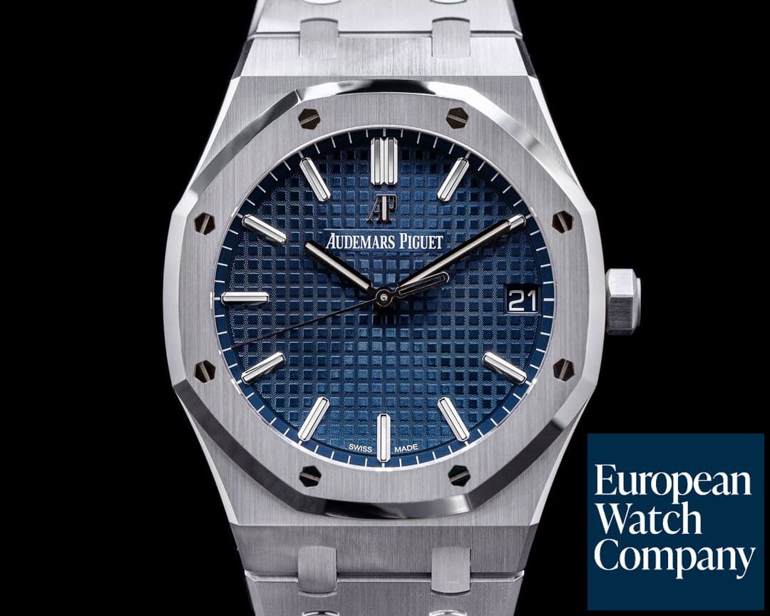 Image of Audemars Piguet Royal Oak Blue Dial 15500ST 2021