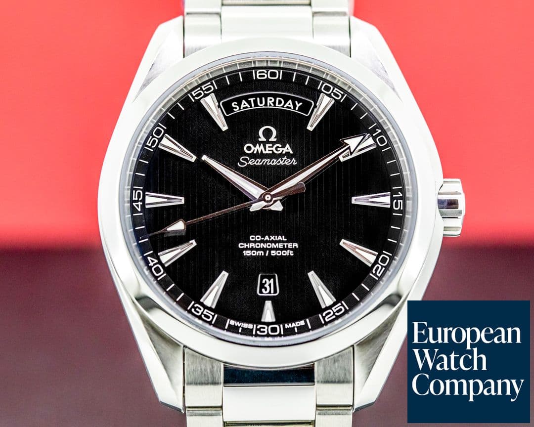 Image of Omega Aqua Terra 150M Co-Axial Chronometer Day-Date 41.5 SS