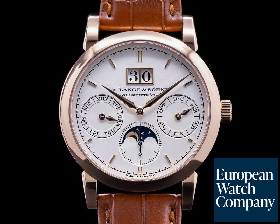 Image of A. Lange and Sohne Saxonia Annual Calendar 18K Rose Gold 330.032