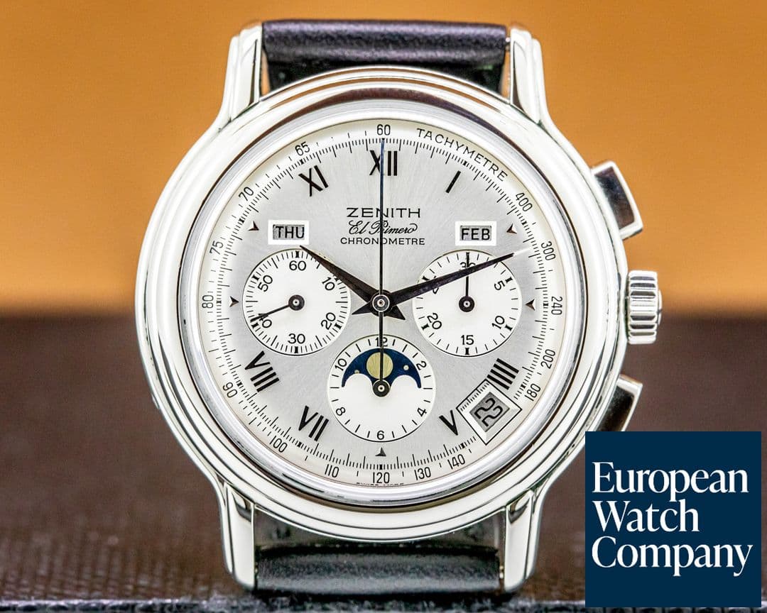 Image of Zenith Chronomaster Moon Strap Silver Dial 40MM