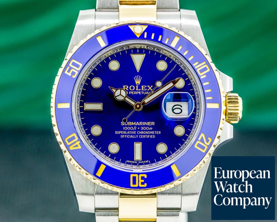 Image of Rolex Submariner 116613 
 Ceramic Blue Dial 18K / SS 