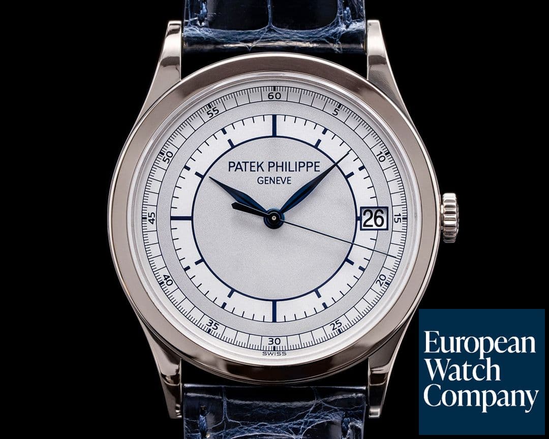 Image of Patek Philippe Calatrava 18K 5296G White Gold Sector Dial 