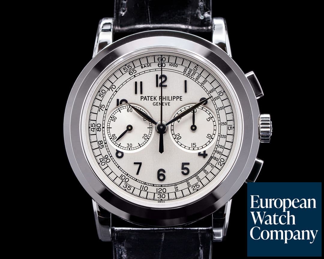 Image of Patek Philippe 5070G White Gold Chronograph FULL SET SHARP