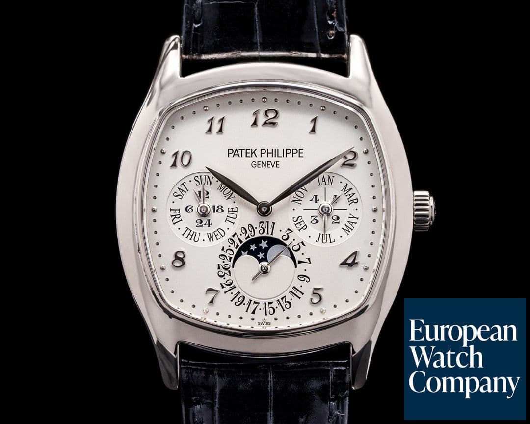 Image of Patek Philippe Perpetual Calendar 5940G 18K White Gold Cushion Case 