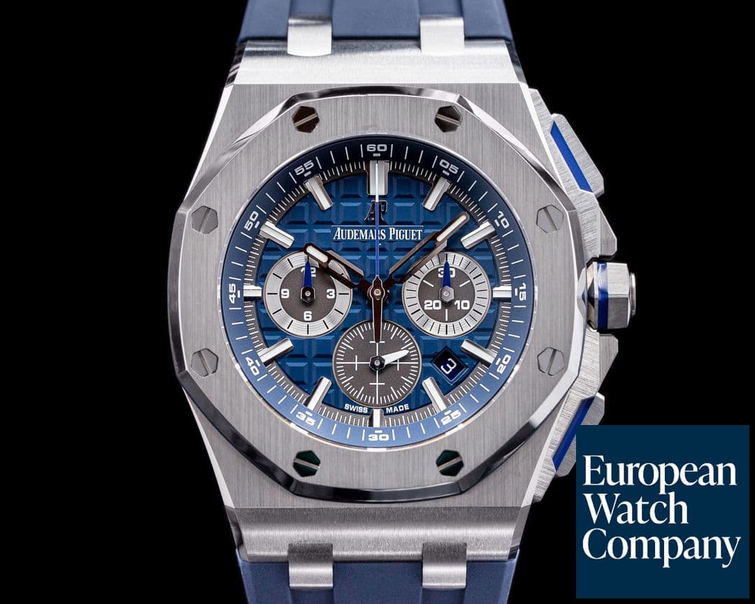 Image of Audemars Piguet Royal Oak Offshore 26480TI Blue Dial 42mm Titanium 2021