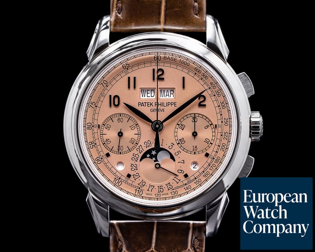 Image of Patek Philippe 5270P Perpetual Calendar Chronograph Platinum Salmon Dial 2020