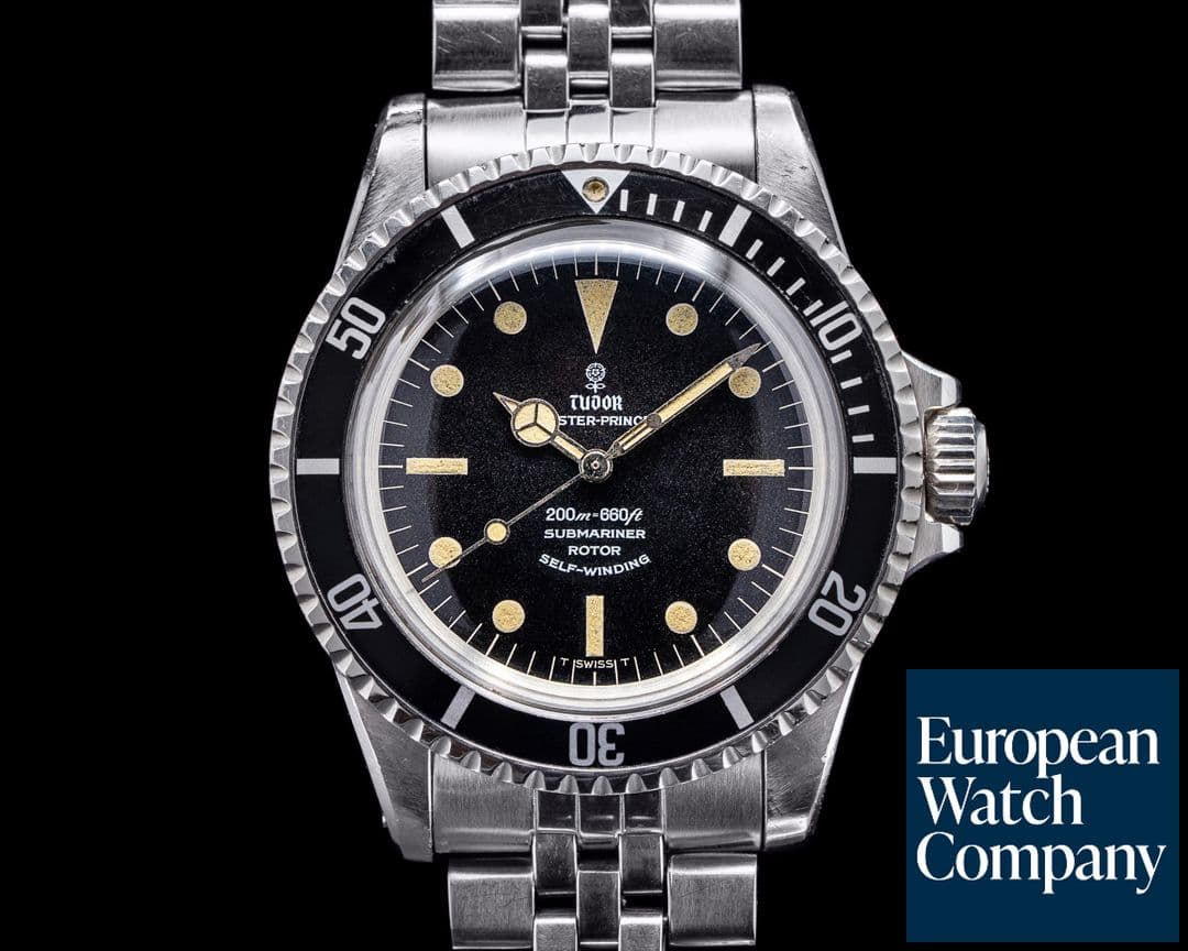 Image of Tudor Vintage Submariner "Rose Logo" Matte Dial 1967 FULL SET WOW!