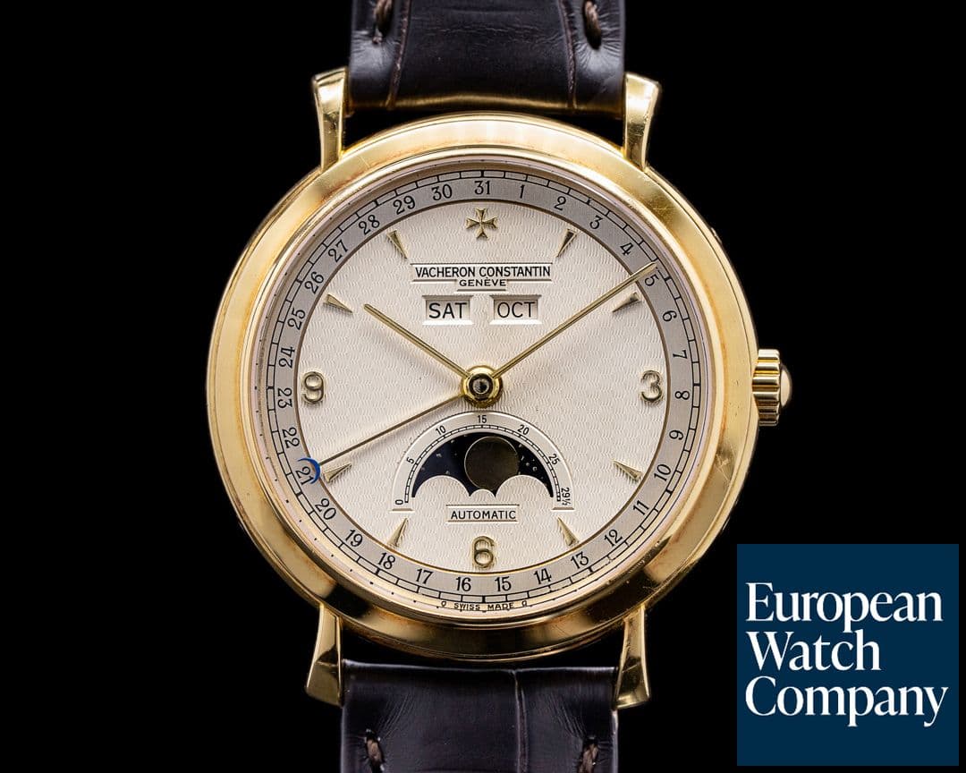 Image of Vacheron Constantin Triple Calendar Moonphase 47050 18K Yellow Gold VC SERVICED