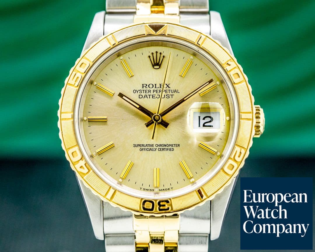 Image of Rolex Datejust "Thunderbird" 16263 Silver Champagne Silver Dial 