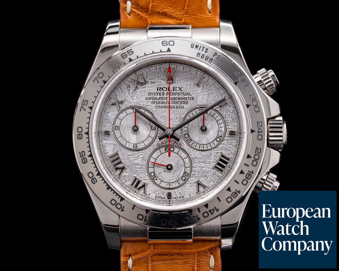 Image of Rolex Daytona 116519 18K White Gold / Meteorite NOS