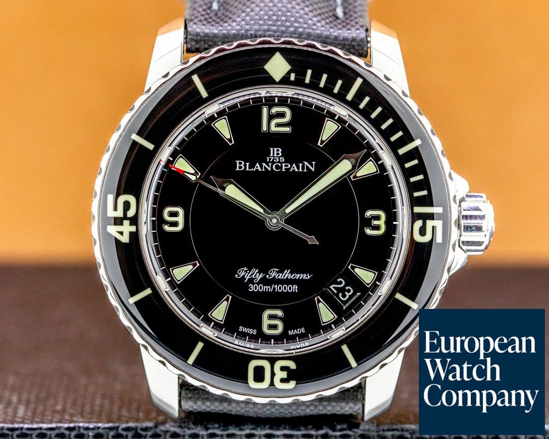 Image of Blancpain Fifty Fathoms Automatic SS / Kevlar