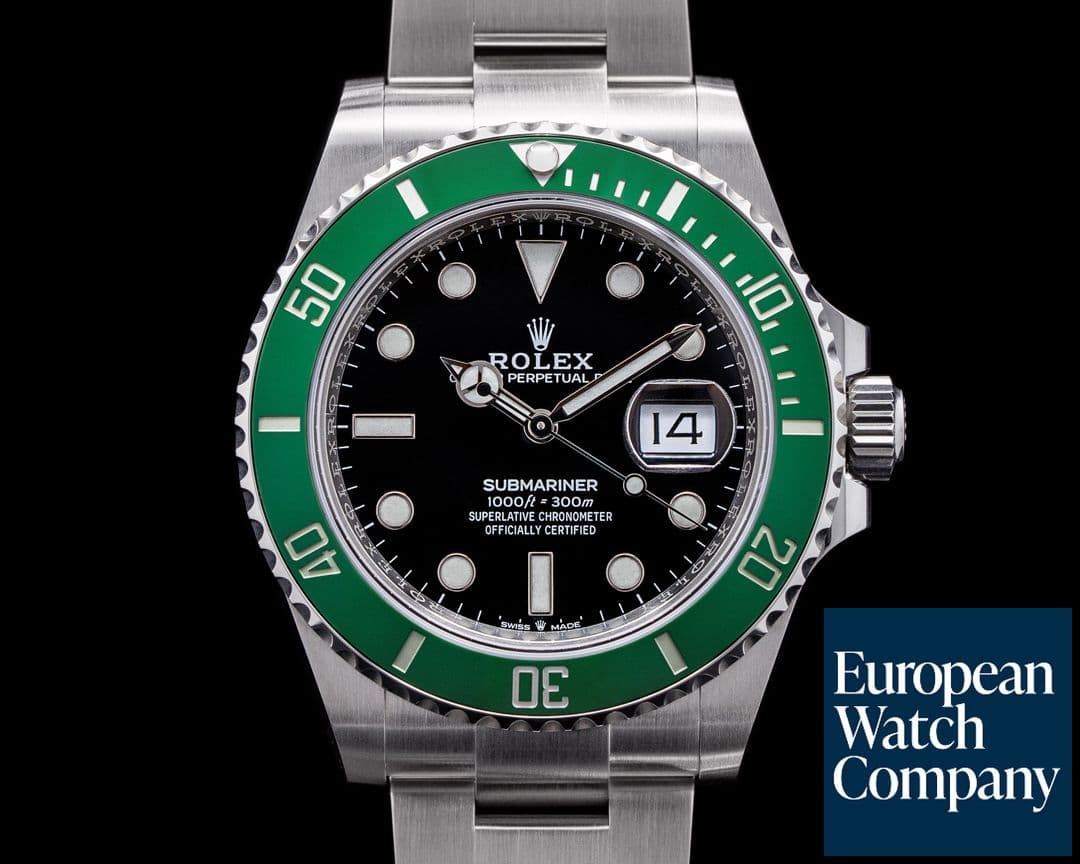 Image of Rolex Submariner Date 126610LV Kermit GREEN Ceramic Bezel 41MM 