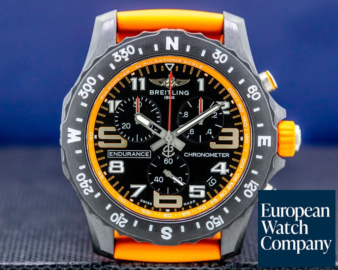 Image of Breitling Endurance Pro Chronograph Orange Strap 2020 